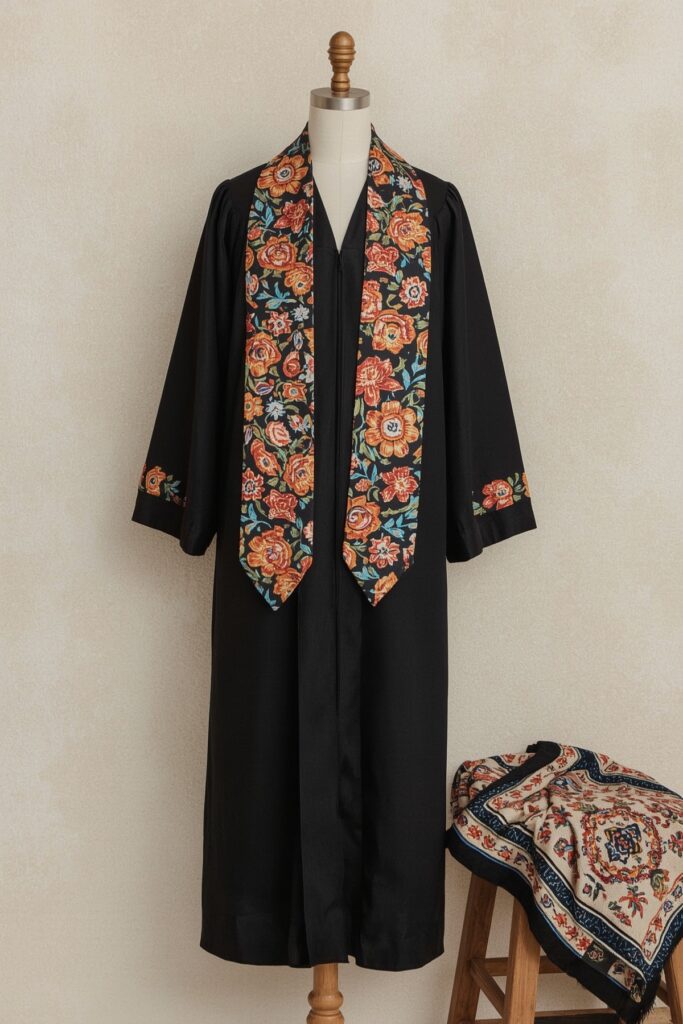 Graduation Gown in Traditional Mexican Prints