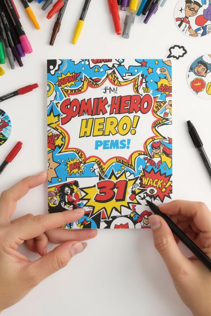 Personalized Comic Book Hero Theme


