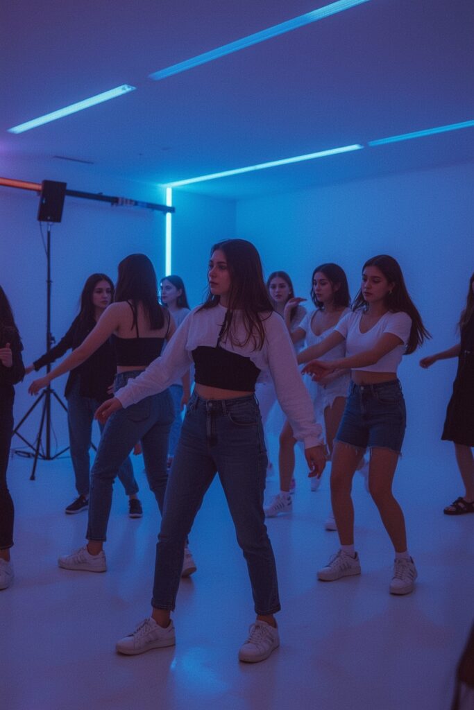 TikTok Dance-Off Party Area

