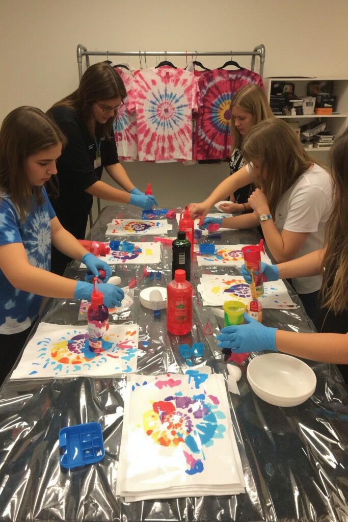 DIY Tie-Dye T-Shirt Party