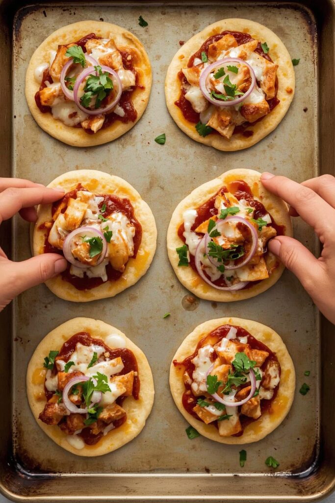 BBQ Chicken Pizza Bites



