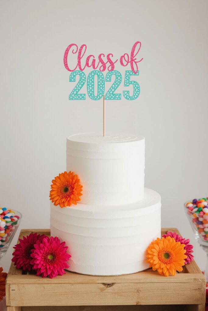 Personalized Papel Picado Cake Topper