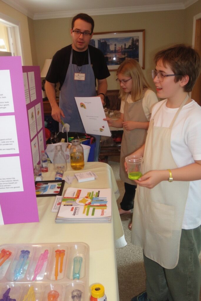 At-Home Science Fair Party

