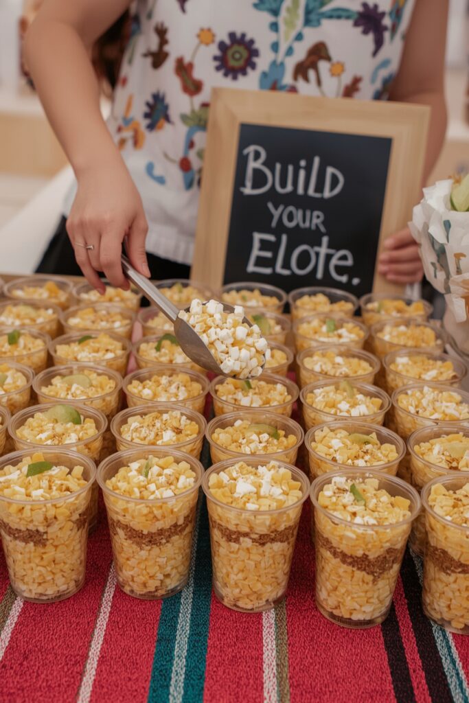 Mexican Street Corn Cups (Elote Bar)