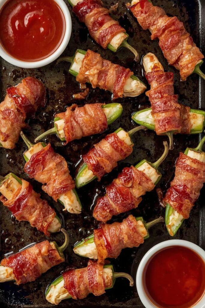Bacon-Wrapped Jalapeno Poppers

