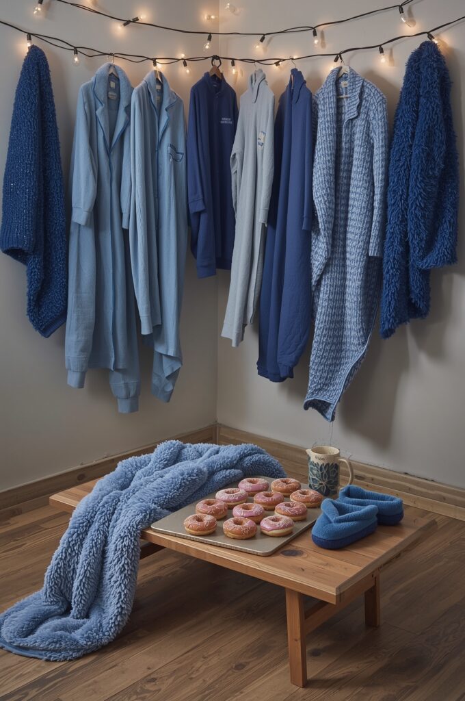Blue Pajama Party Theme

