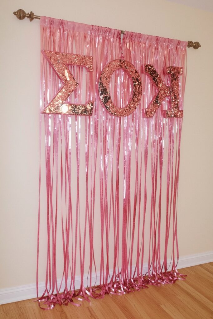 Sorority Reveal Inspired Decorations
