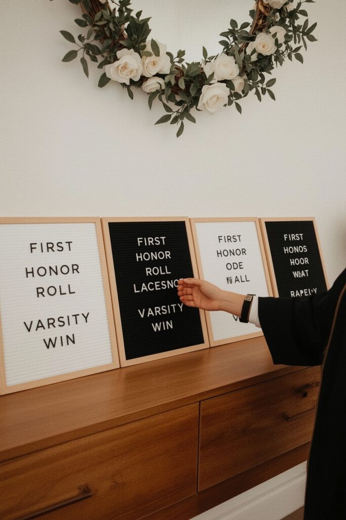 Letter Board Milestone Messages



