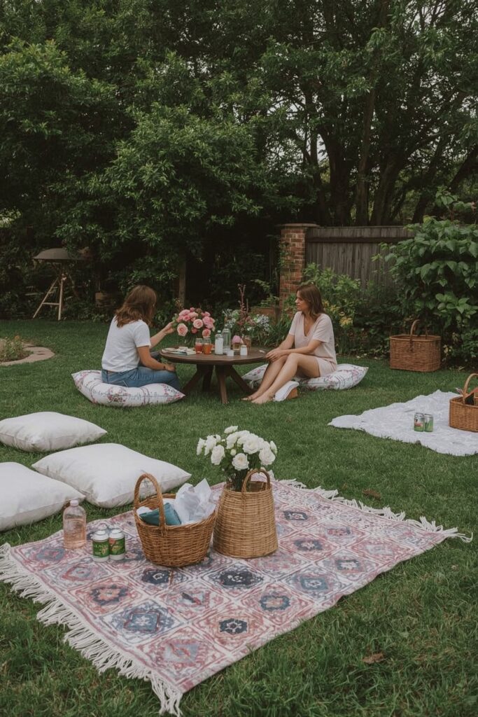 Backyard Garden Graduation Picnic
