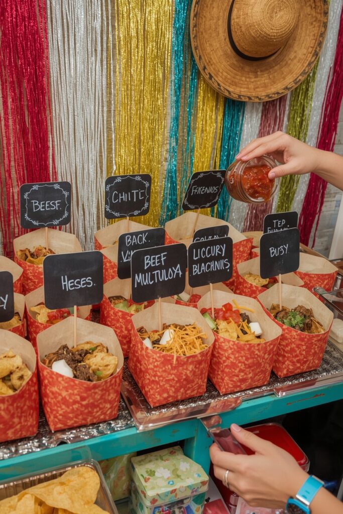 Walking Taco Bar Station