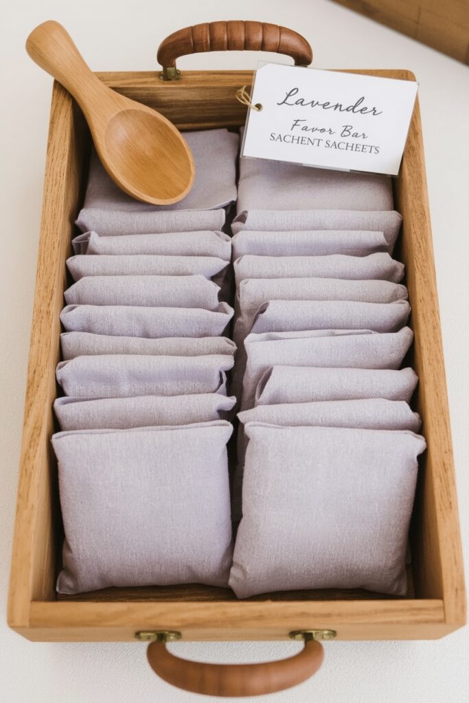 Lavender Sachet Favor Bar
