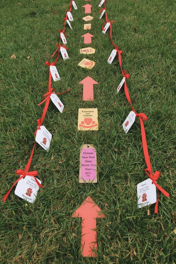 Personalized Scavenger Hunt with Clues


