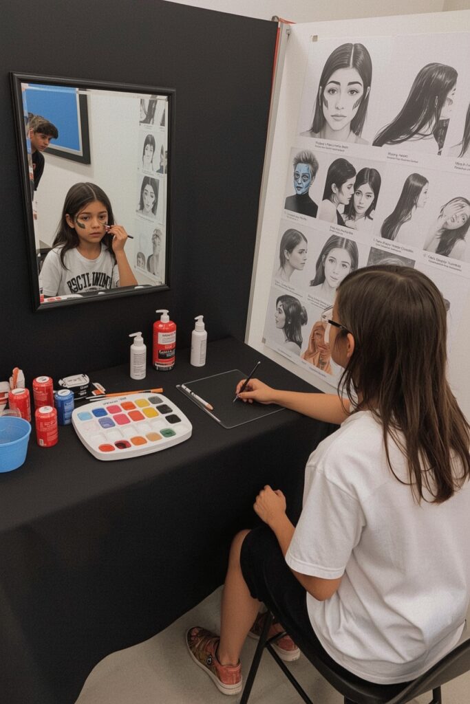 Two-Tone Face Painting Booth
