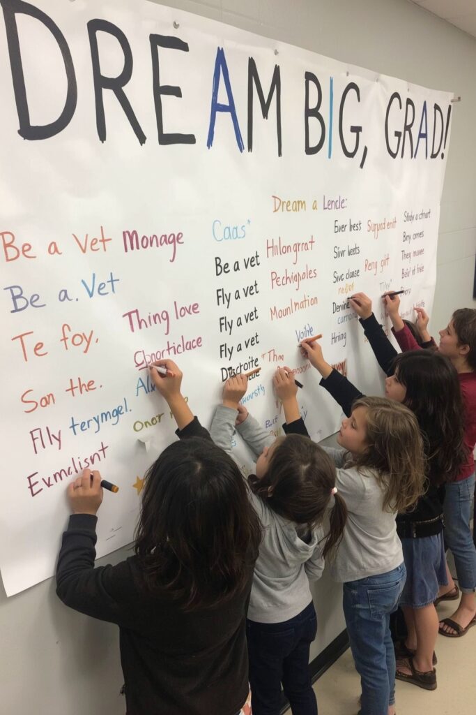 “Dream Big” Banner Signing Station

