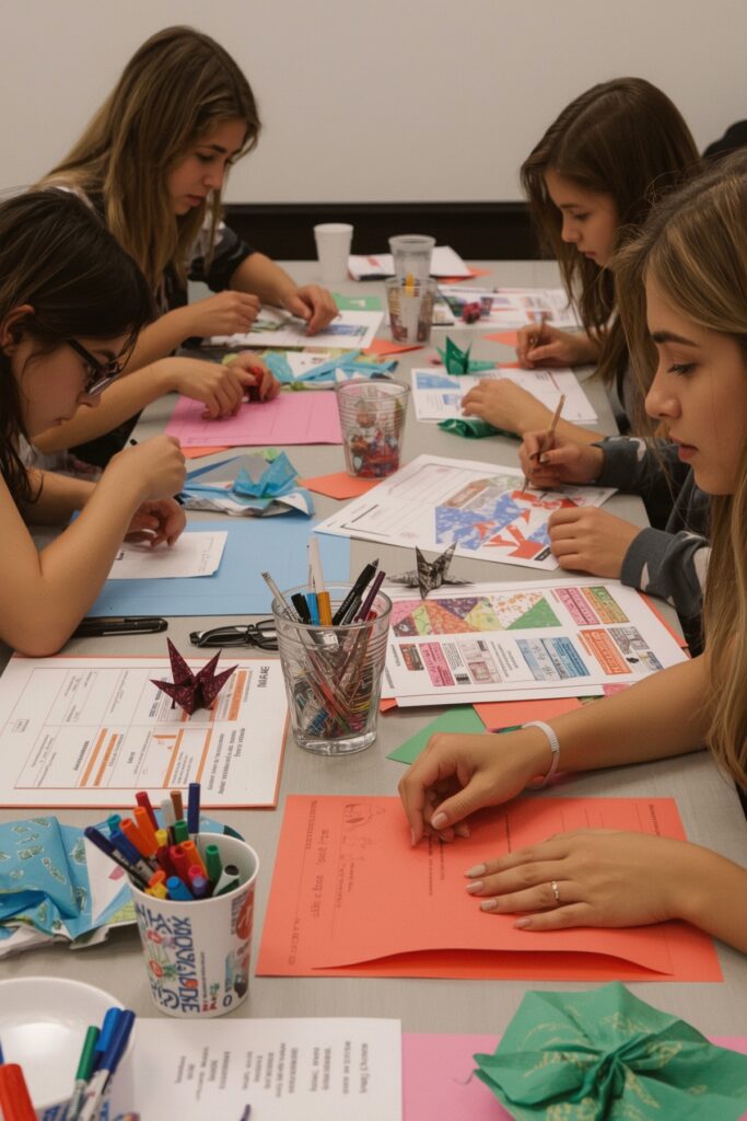 Origami & Crafts Station Party


