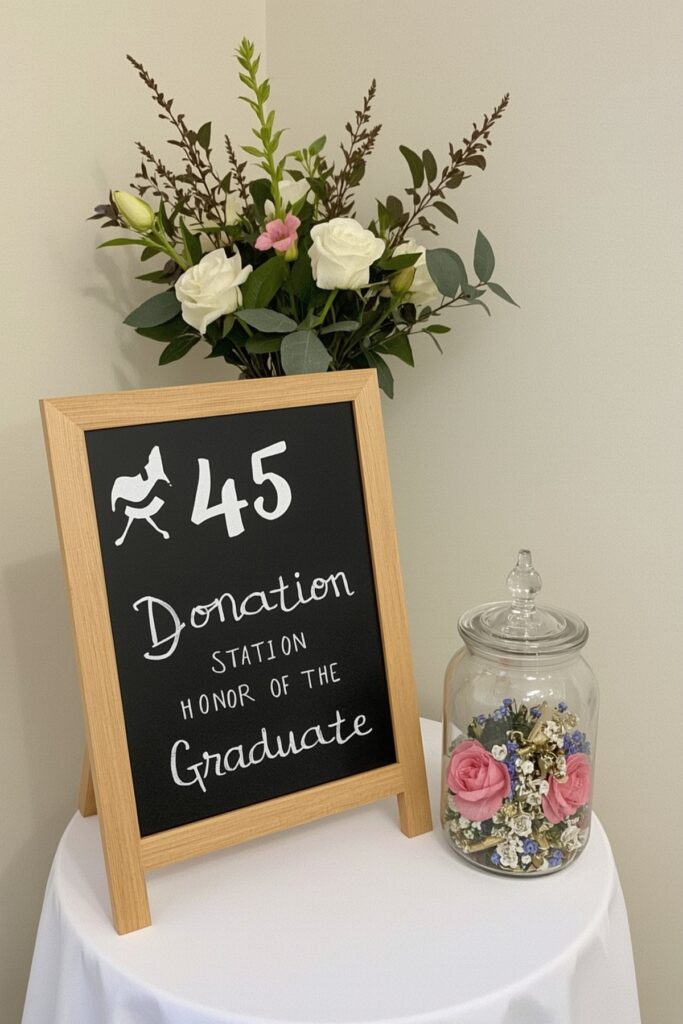 Donation Station in Honor of the Graduate
