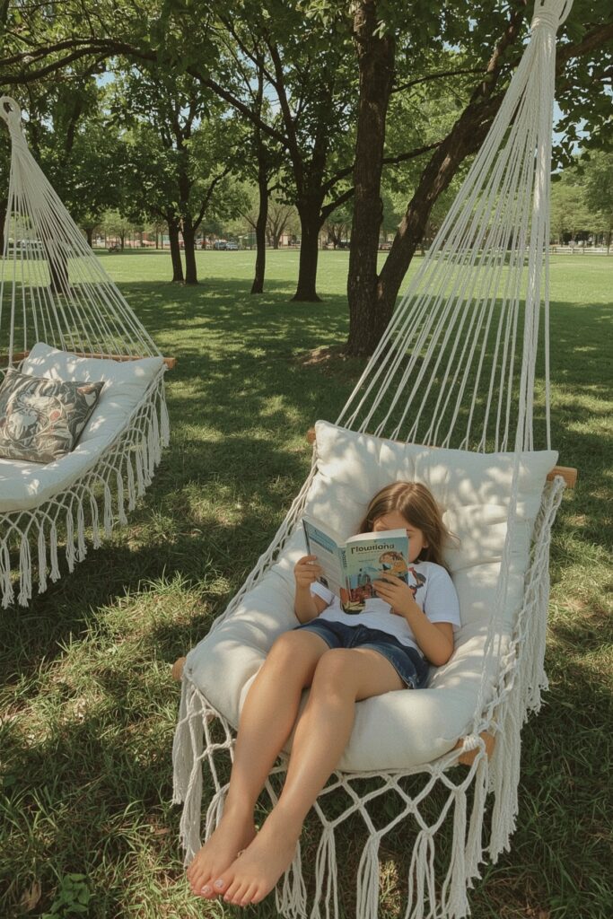 Outdoor Hammock Chill Zone
