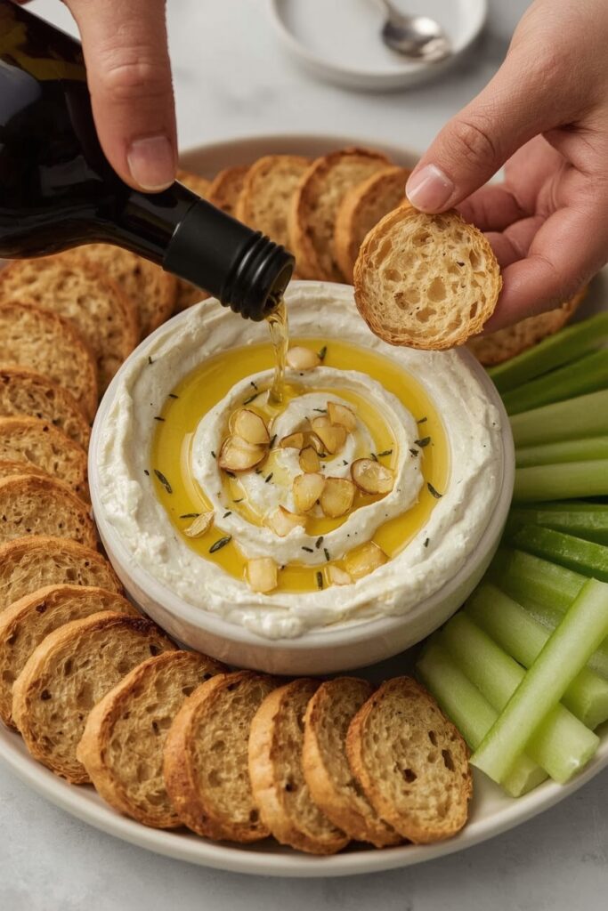 Roasted Garlic White Bean Dip

