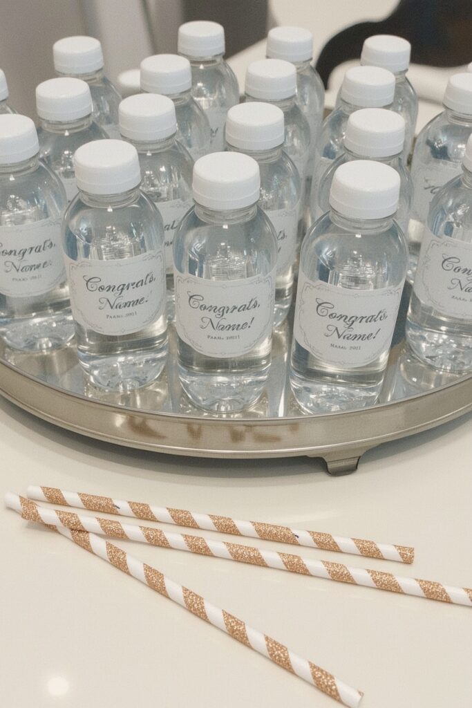Personalized Mini Water Bottles



