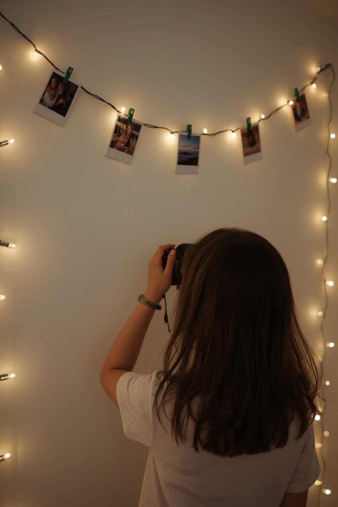 Personalized Polaroid Clip String Lights
