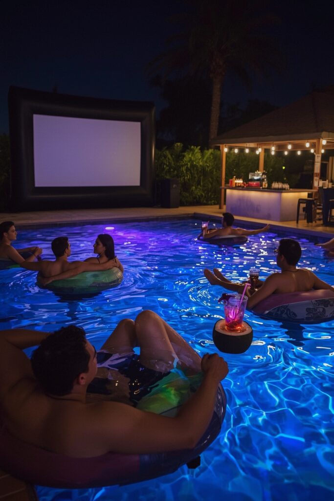 Poolside Movie & Mocktails