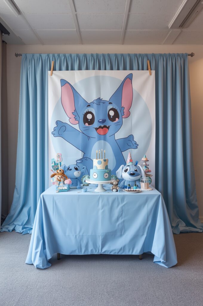 Bluey Cartoon-Themed Backdrop



