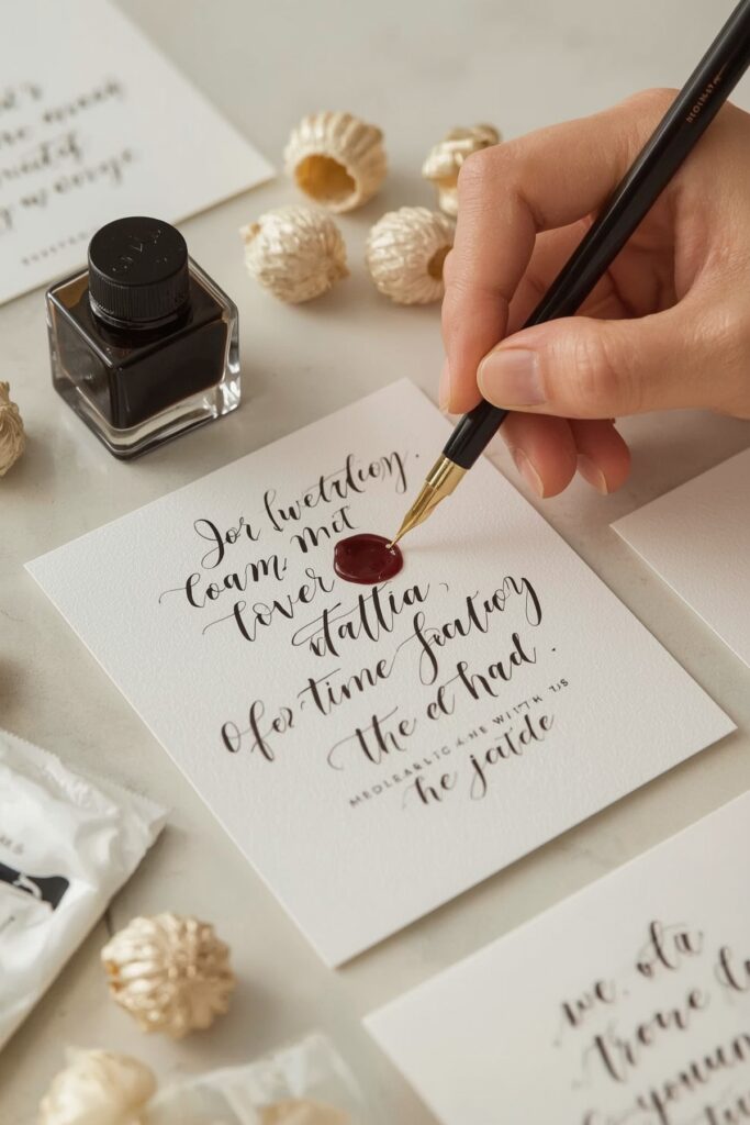 Handwritten Calligraphy Style Cards

