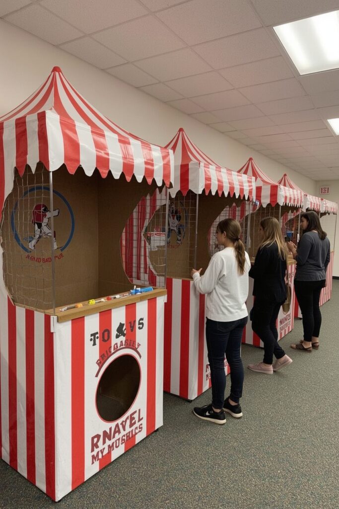 Indoor Carnival Game Booths



