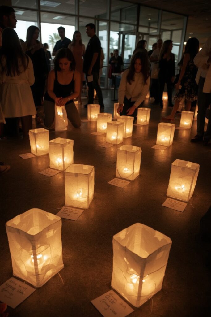 Indoor Lantern Release with Wishes







