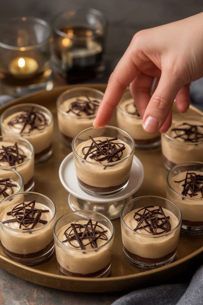 Espresso Martini Mousse Cups


