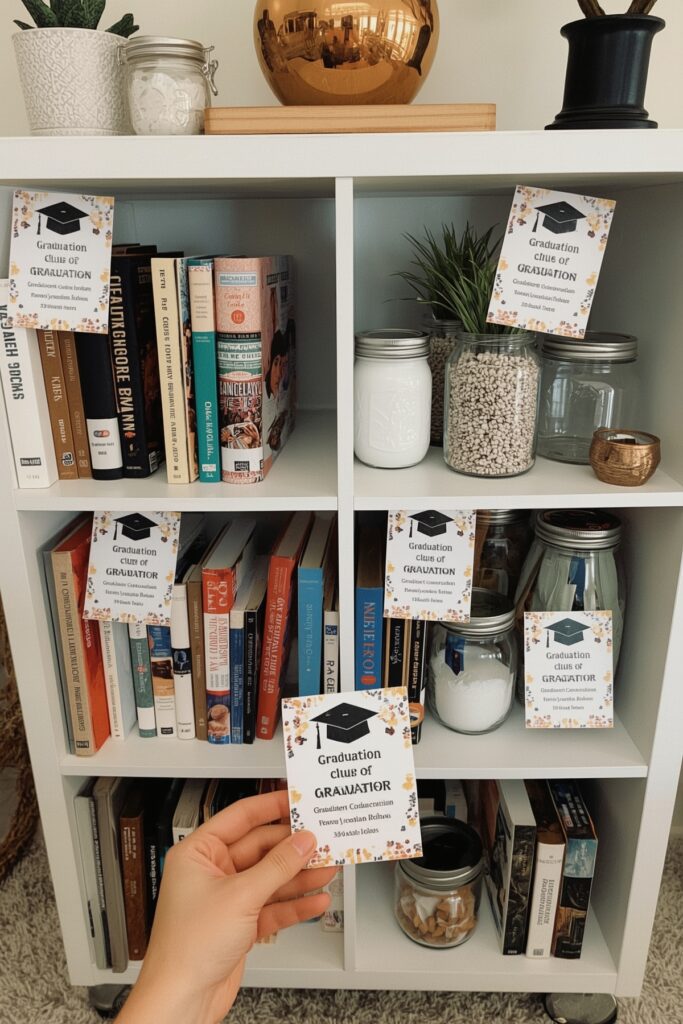  Indoor Scavenger Hunt with Graduation Clues







