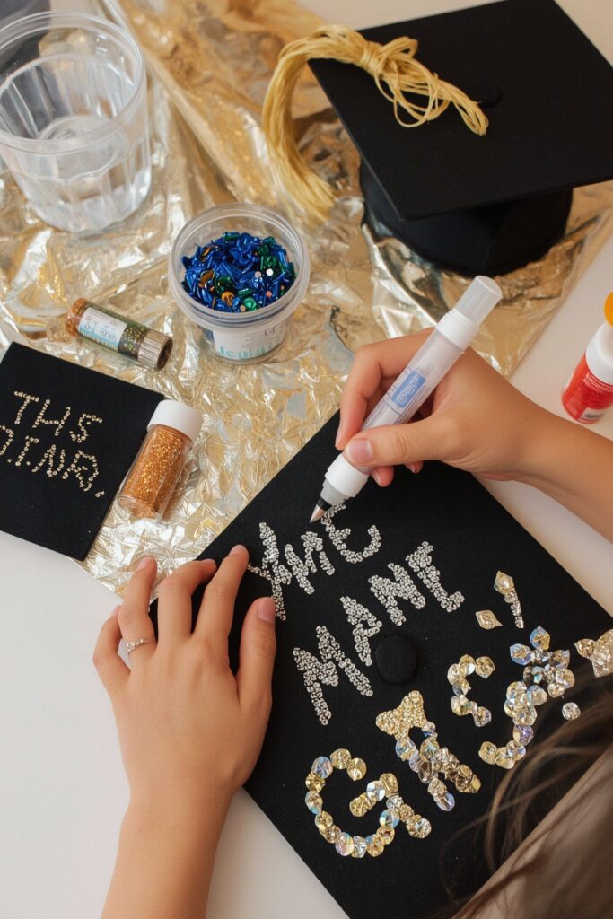 DIY Cap Decorating Station
