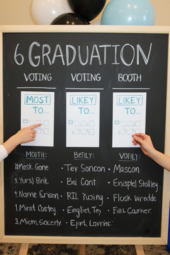 Graduation Superlatives Voting Booth
