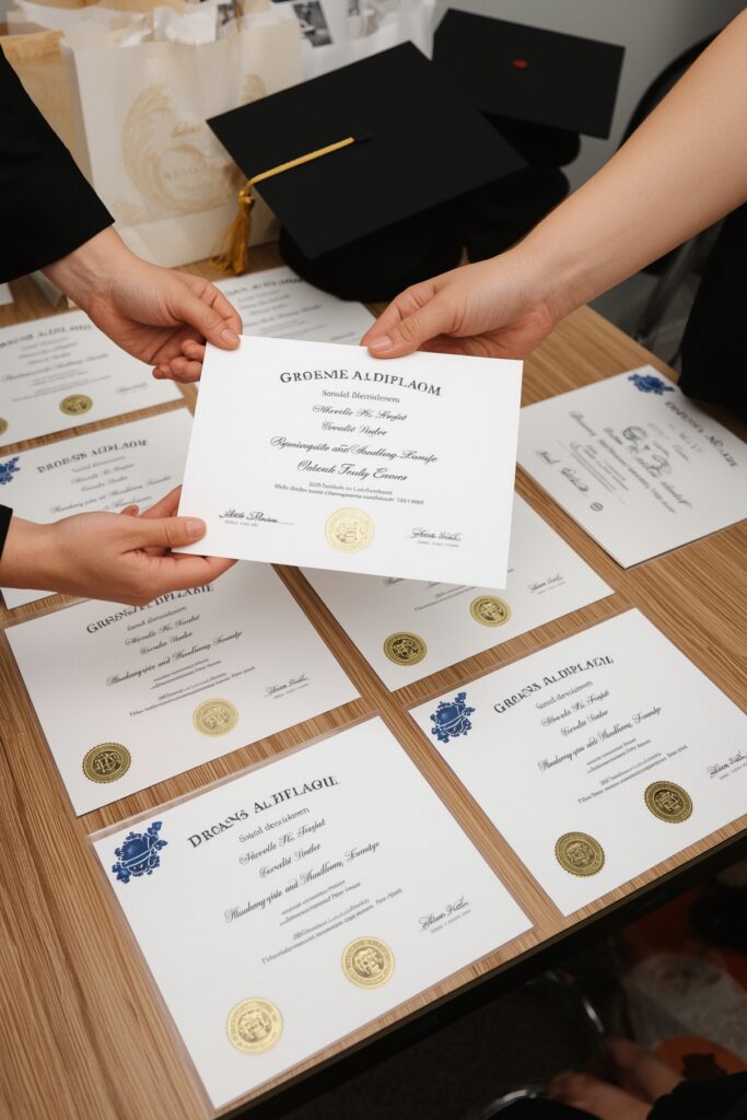Personalized Diploma Keepsakes

