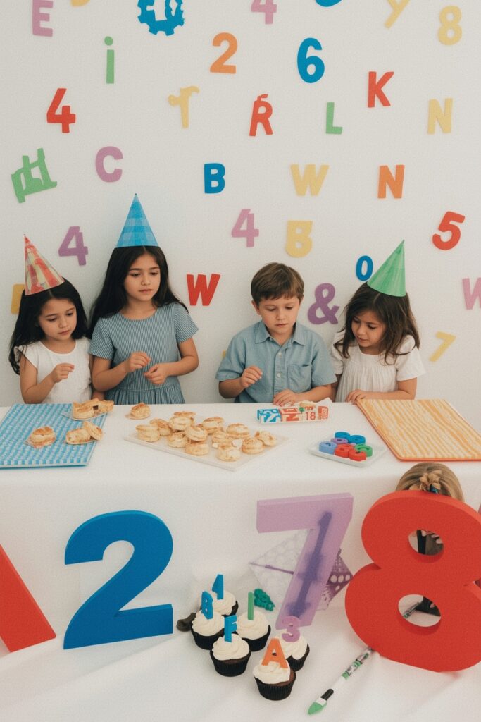 Alphabet & Numbers Party Theme

