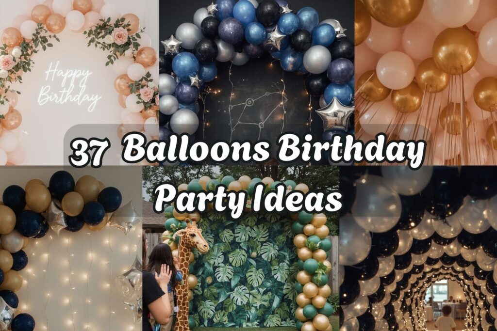 Balloons Birthday Party Ideas