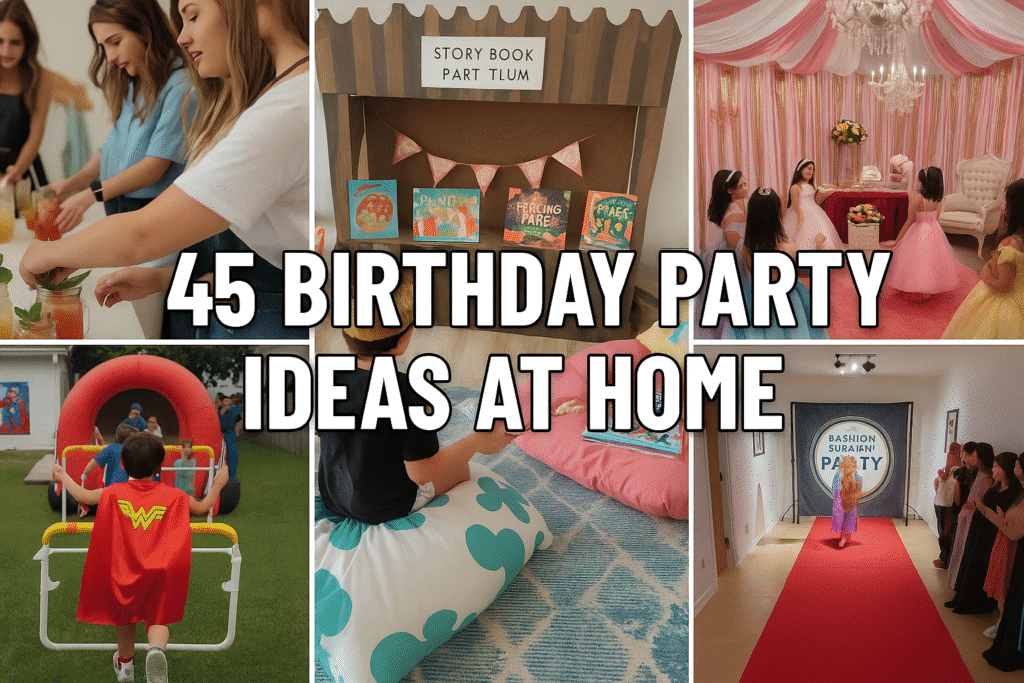 Birthday Party Ideas At Home