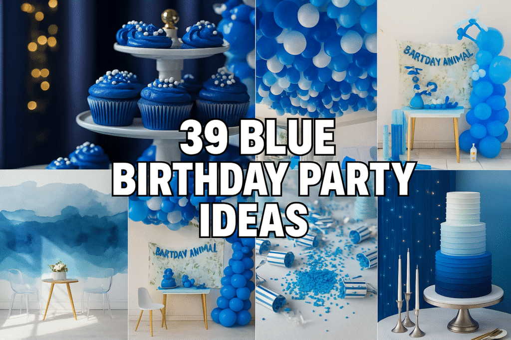 Blue Birthday Party Ideas