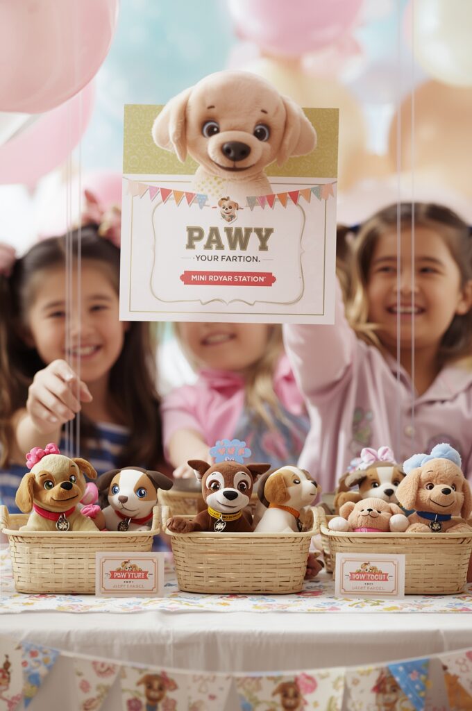 Adopt-a-Puppy Plush Favor Station