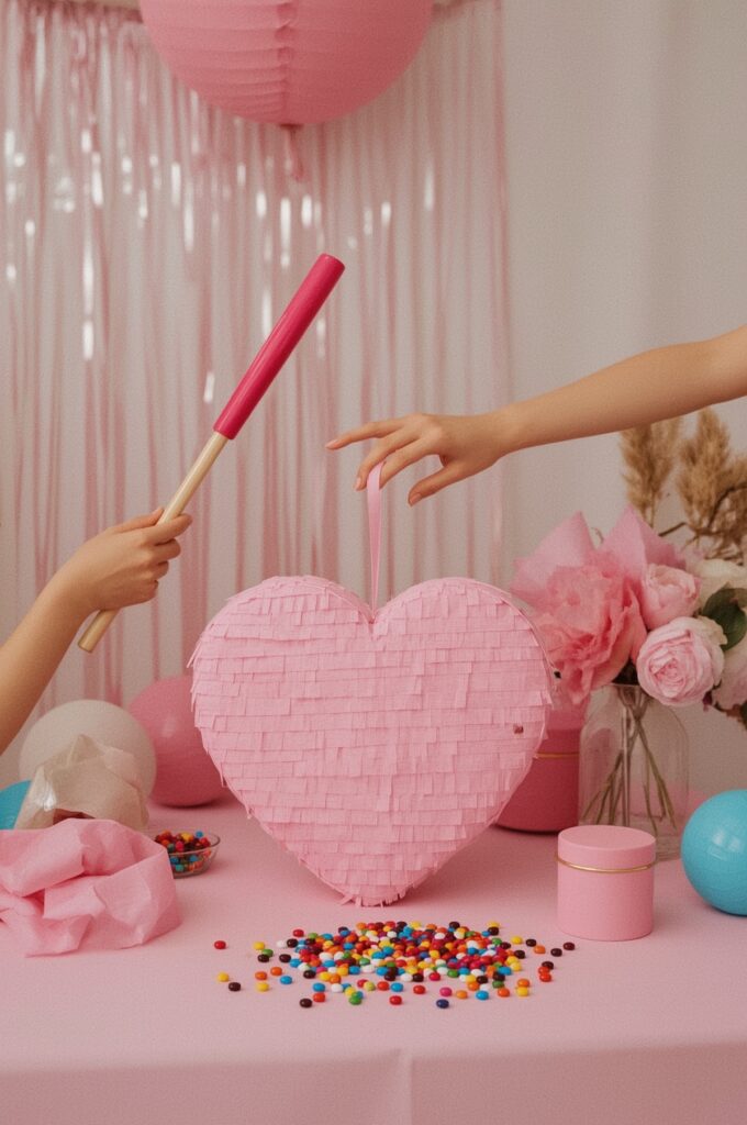 DIY Pink Piñata Station