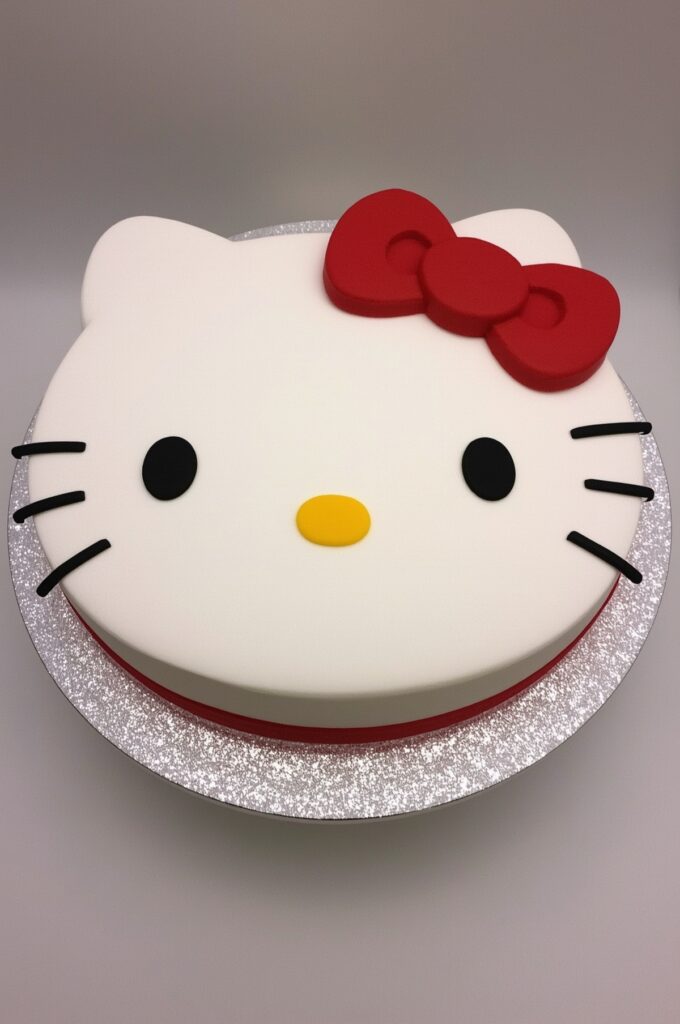 Custom Hello Kitty Birthday Cake