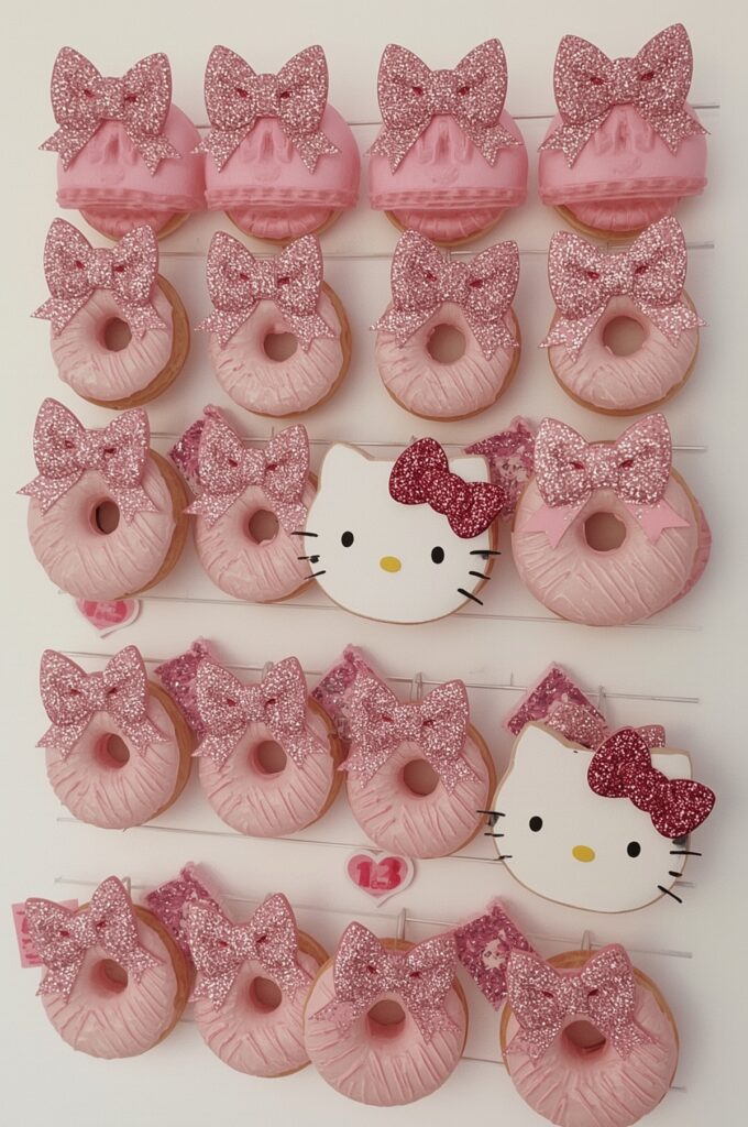 Mini Hello Kitty Donut Wall