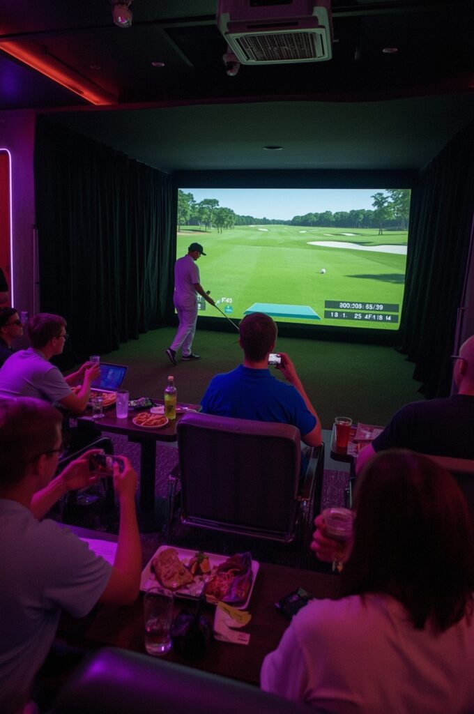Golf Simulator Lounge