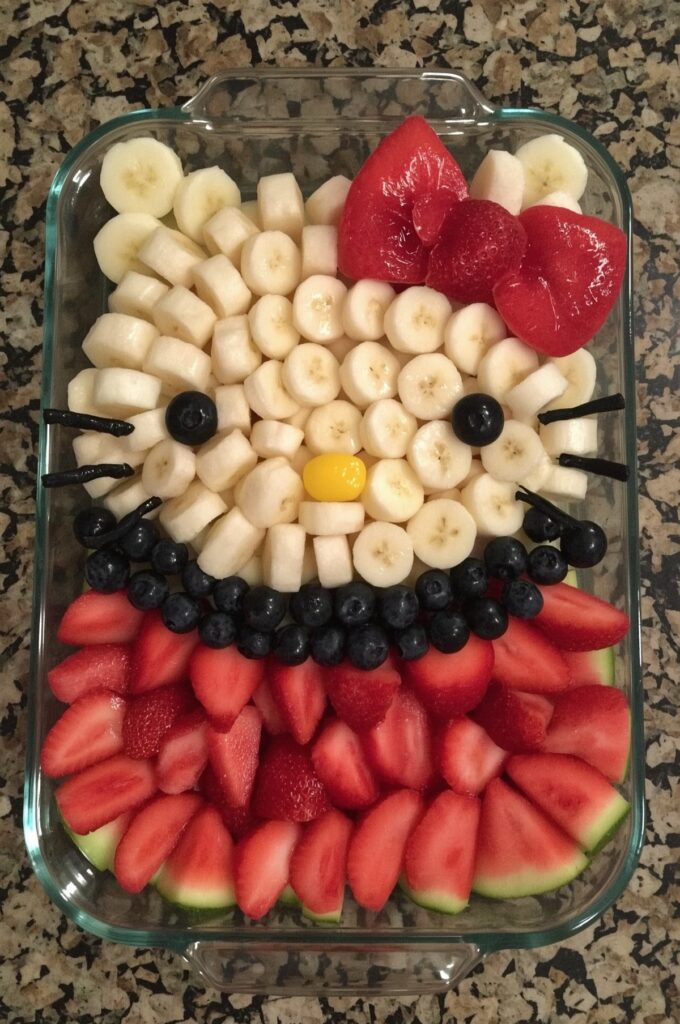 Kitty Face Fruit Platter