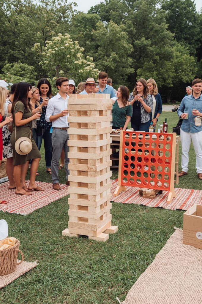 Giant Jenga & Lawn Games