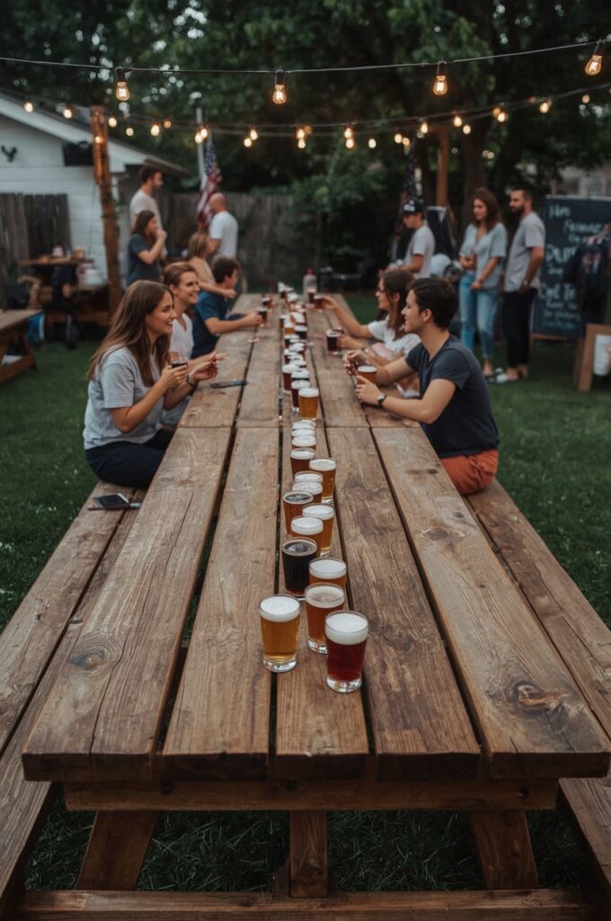 Brewery Backyard Setup at Home