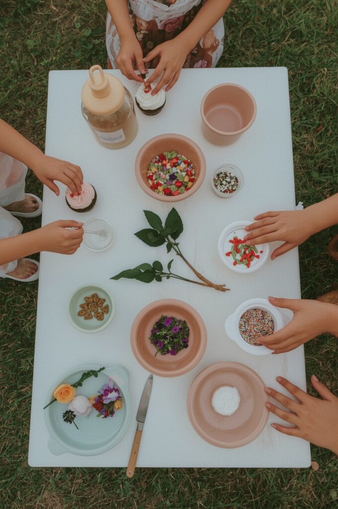Garden-Inspired Cupcake Decorating