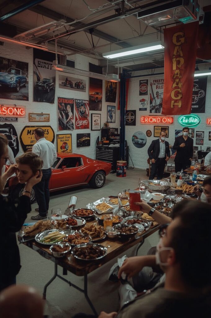 Car-Themed Garage Party
