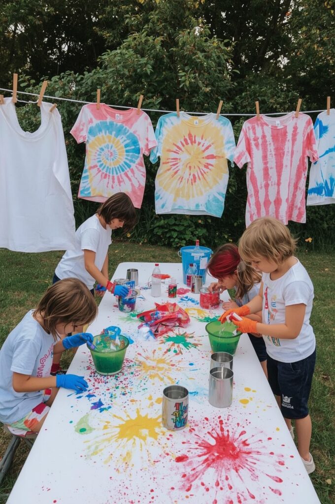 DIY Tie-Dye Station