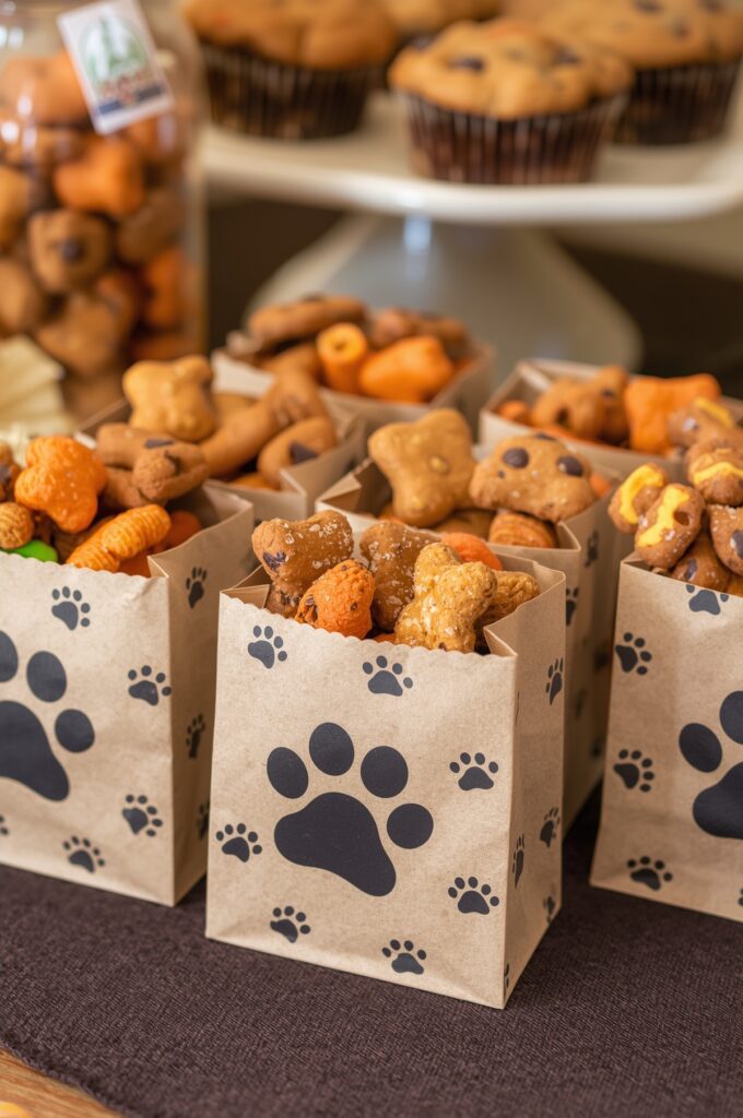 Doggie Treat Bags With Scooby Snacks